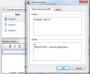 Selection Layout