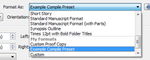 Load Compile Presets