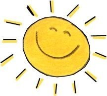sun smiling cartoon