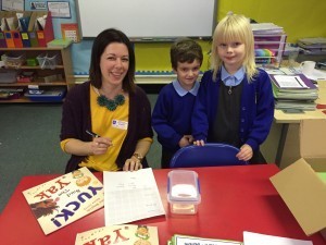 Alex English primary school author visit 1