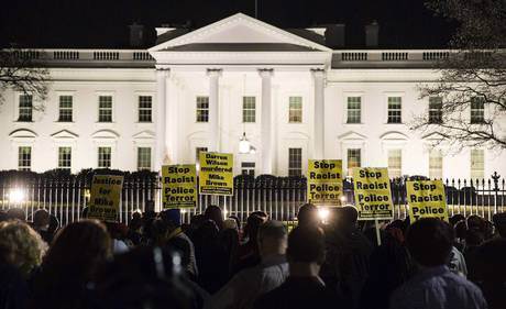 ferguson-protests-white-house credit Reuters