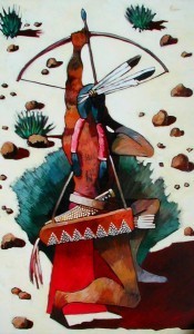 Indian Shooting Arrow