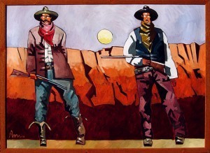 Mooonrise Over Red Wall