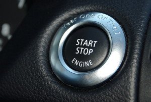 Push this before you get out of the damn car!