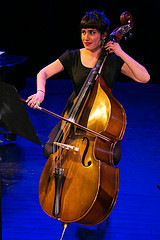 Woman playing cello