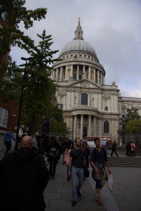 St. Pauls coming from Millennium bridge