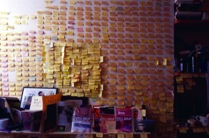 Will Self's writing room