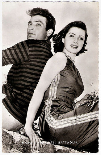 Rik Battaglia and Margit Nünke in I fidanzati della morte (1957)