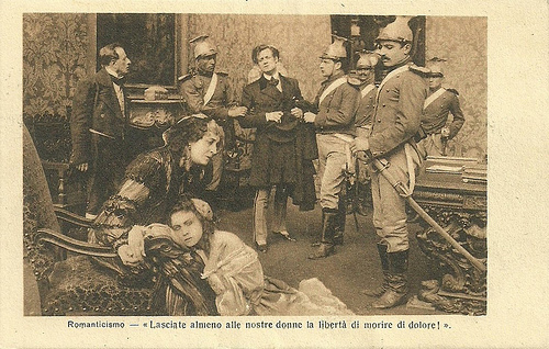 Tullio Carminati, Helena Makowska and Mary Cléo Tarlarini in Romanticismo