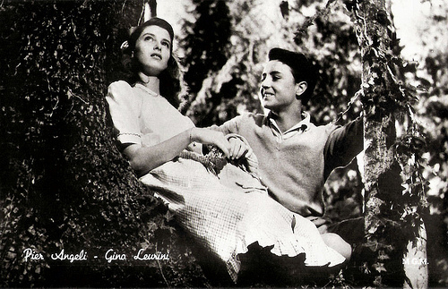 Pier Angeli and Gino Leurini in Domani è troppo tardi (1950)