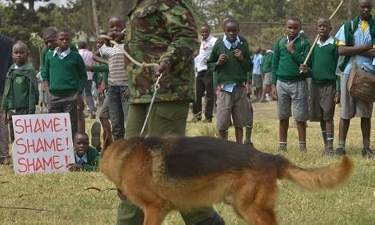 Kibera playground protest