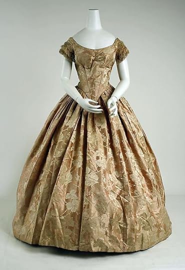 Dress, ca. 1857, probably American (Courtesy The Metropolitian Museum of Art)