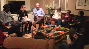 It couldn't have been a more congenial audience for Cathy's debut.