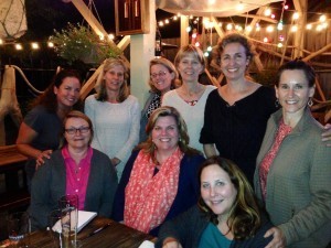 That's me in the middle with the scarf. This is a wonderful group I met with in Alameda, CA.