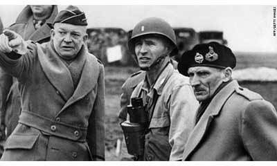 Dwight D. Eisenhower Bernard Montgomery Normandy June 1944