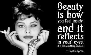 Easy for you to say, Sophia Loren!