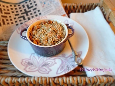 Gluten-Free Apple & Fig Breakfast Crumble