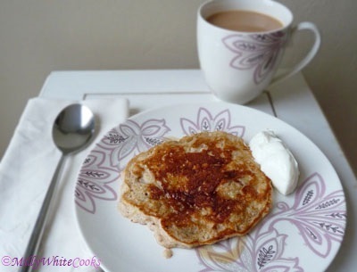 Low Cholesterol Cinnamon Apple Pie Pancakes