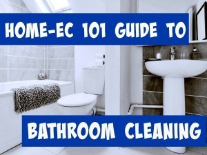 bathroom cleaning
