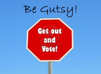 VOTE BE GUTSY BADGE