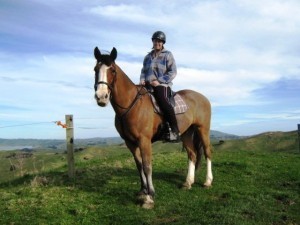 KD FORSMAN ON A HORSE