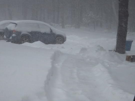 First shift shoveling.