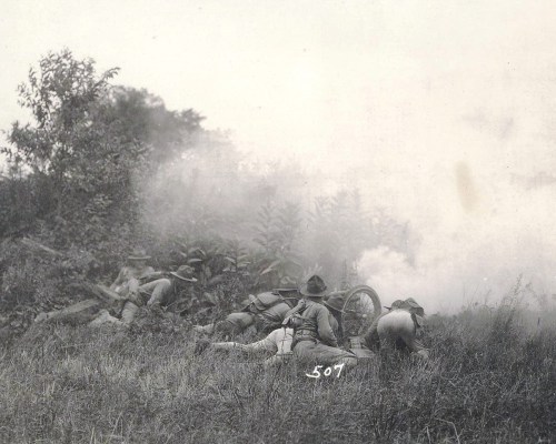 Marines in action, Gettysburg 1922