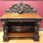 Sideboard_by_Alexander_Roux,_New_York,_c._1855,_American_black_walnut_-_Brooklyn_Museum_-_DSC09457