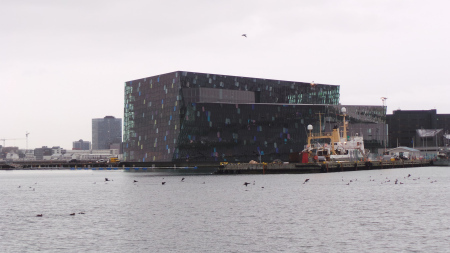 The new concert house in Reykjavik where I spoke