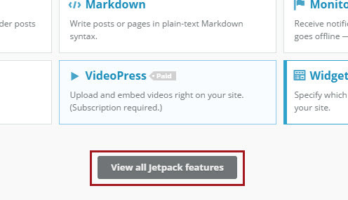 all jetpack features
