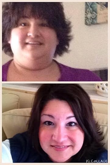 Amy before and after