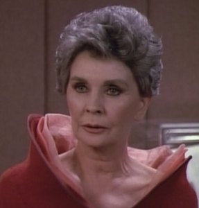 Jean Simmons in Star Trek TNG.
