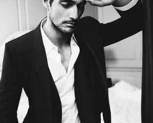 black suit