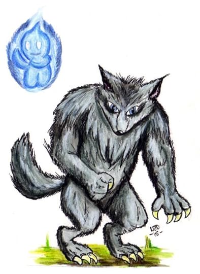 Kurt the Wolf boy and Will O'Wisp by Nick Davis
