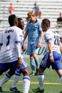 FC Edmonton plays almost all of its home games on Sunday afternoons.