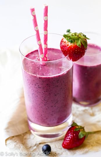 This Berry Purple Power Smoothie is pure berry goodness. With a little protein and tons of juicy berries, you'll instantly feel energized.