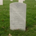 The original gravestone for Major the Hon. C H Lyell