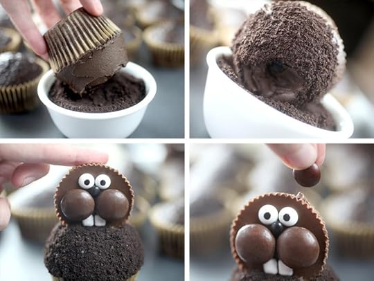 Decorating groundhogs