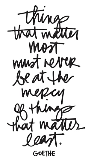 The Things That Matter Most | Handdrawn by Ali Edwards