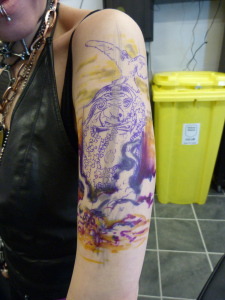 Valkyrie tattoo, C L Raven