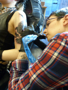 Valkyrie tattoo, C L Raven