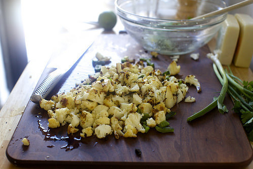 give it an extra chop once cooked