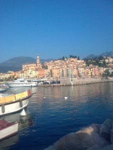 Menton old town and port