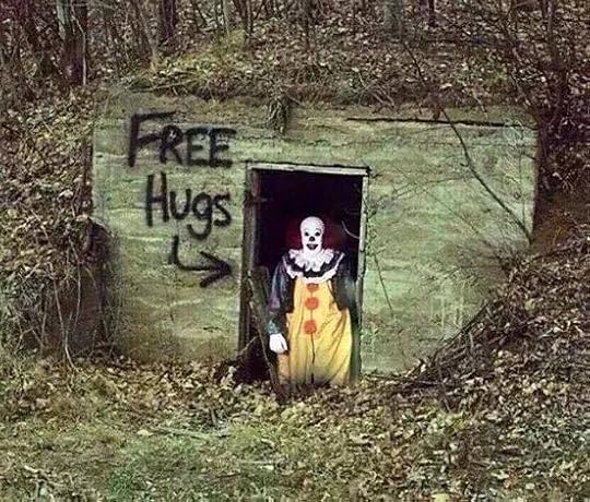 clown free hugs