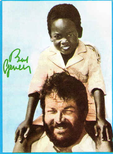 Bud Spencer and Baldwin Dakile in Piedone l'africano (1978)