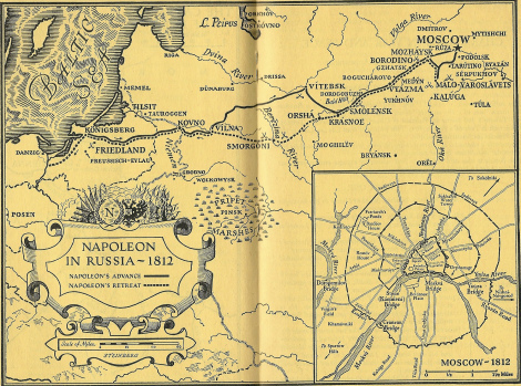 Napoleon in Russia - 1812 - from the Inner Sanctum Edition of 