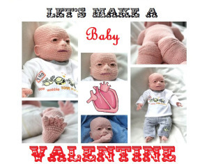 Crochet Baby Valentine