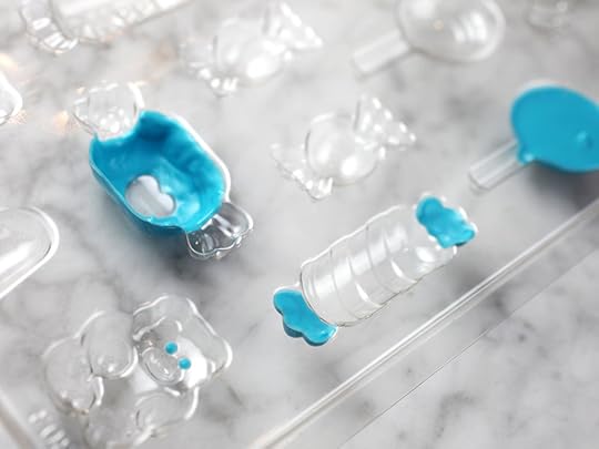 Painting candy molds