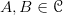 A, B \in \mathscr{C}
