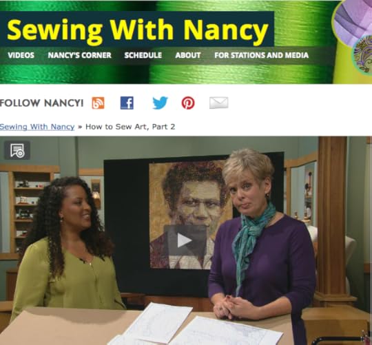 How to Sew Art Part Two on Sewing with Nancy with guest Tammie Bowser